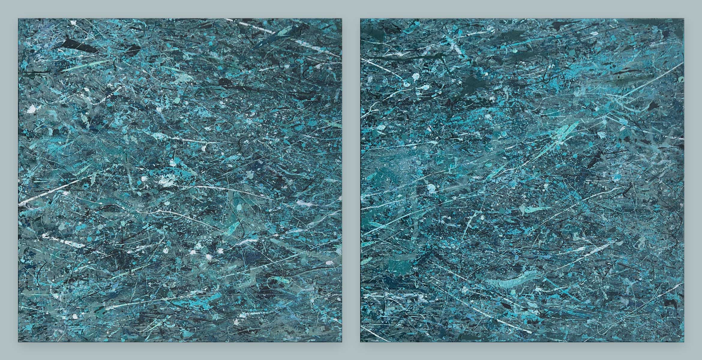 Abstract painting by Stephen Hutchings