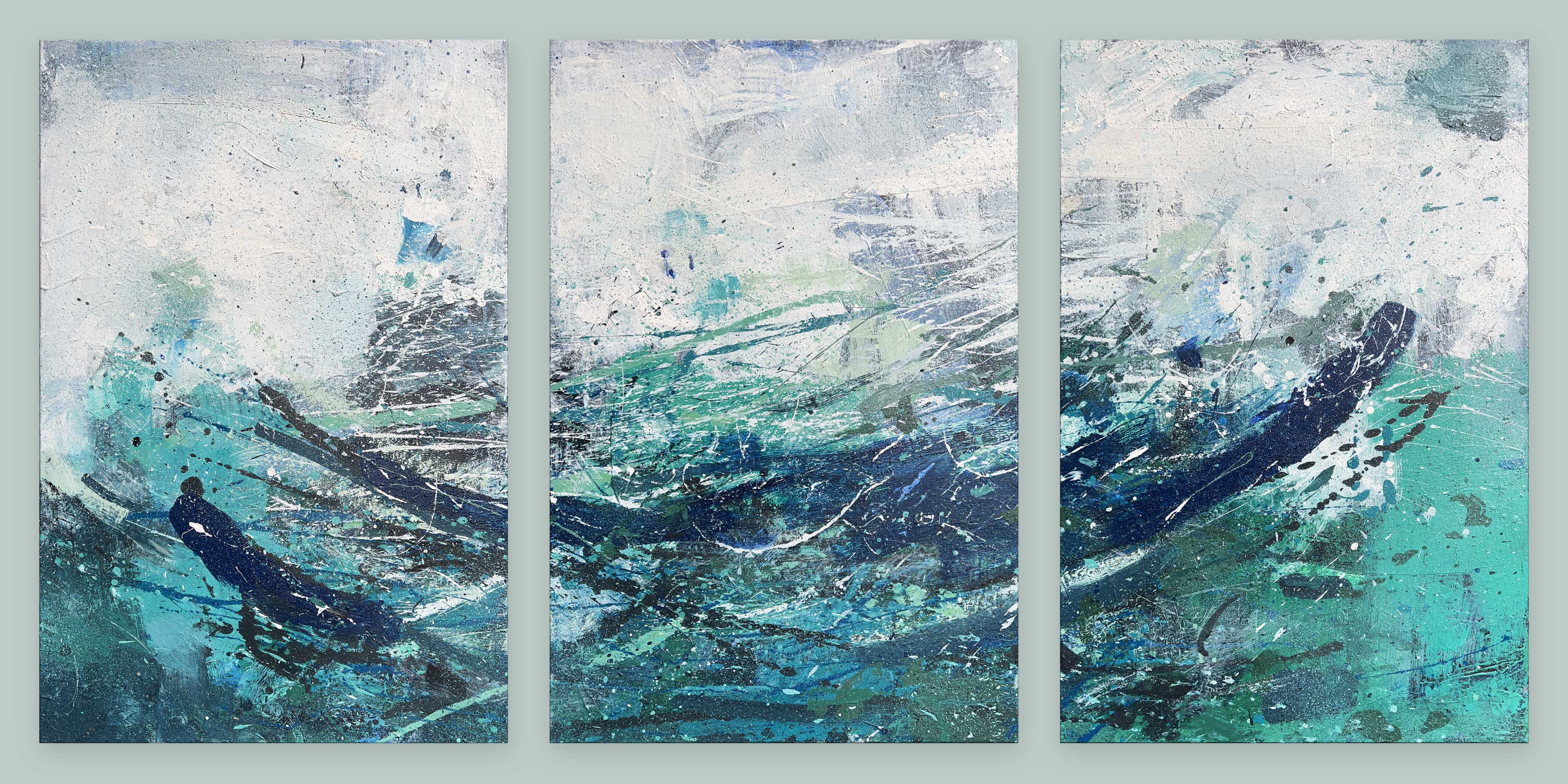 Abstract painting by Stephen Hutchings